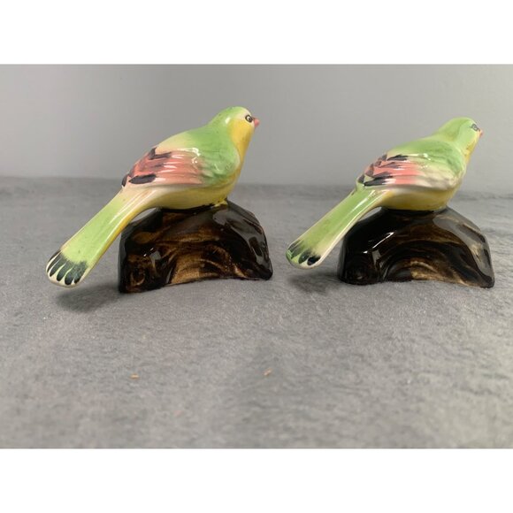 Vintage Japan Ceramic Bird Salt & Pepper Shakers 1950s - Picture 3 of 9